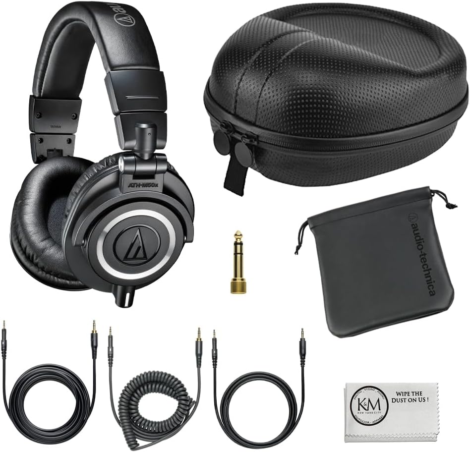 Audio-Technica ATH-M50x Studio Headphones