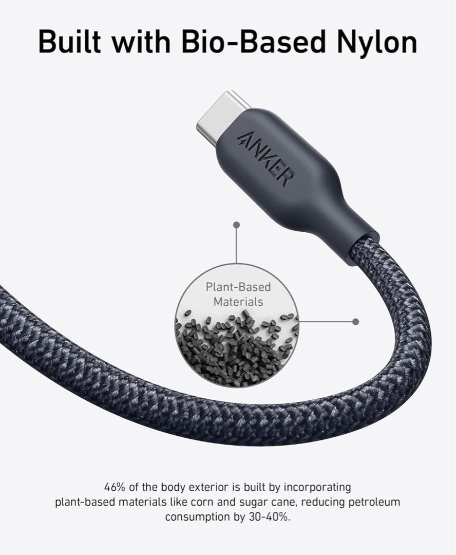 Anker 543 USB-C to USB-C Cable (0.9m)